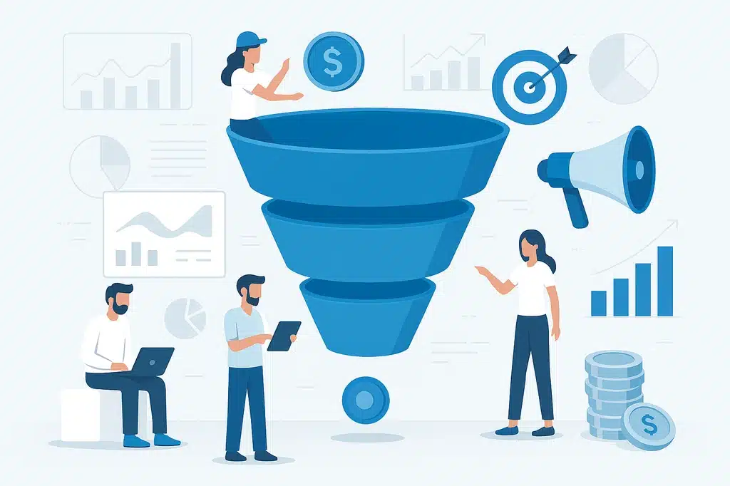 So sánh marketing funnel và sales funnel