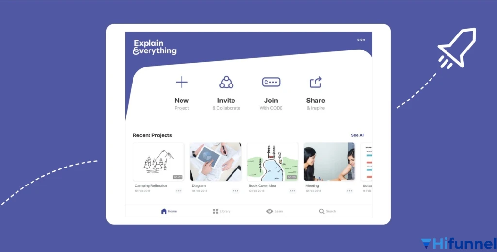 Explain Everything – công cụ vừa vẽ, vừa giảng, vừa quay video bài học online