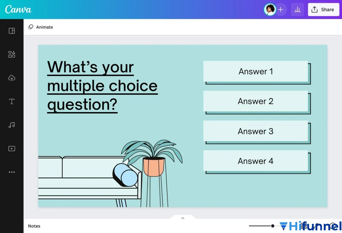 Canva Quiz – tạo bài trắc nghiệm online miễn phí với giao diện đẹp mắt