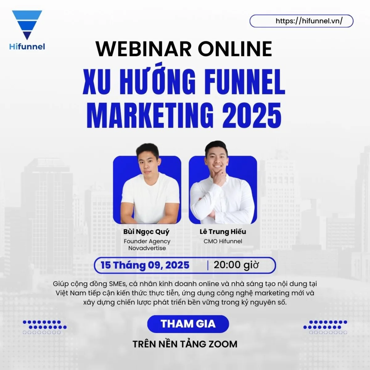 Webinar Online: “Xu hướng Funnel Marketing 2025” – Đi trước xu thế, bứt phá doanh số